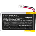 Mingeris Battery for Mitel 6863i 6865 6865i 6867i 6869 6869i 6900 6905 6910 6920 6930 6940 6970 50005711 50006764