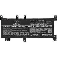 Battery for Asus Vivobook X442UA X442UA-GA061R X442UQ-GA034T Vivobook X442 X442UA-GA022 X442UQ-FA058T VivoBook F442U X442UA-FA317R X442UQ-FA053T VivoBook A480U X442UA-FA265T 0B200-02630000 C21N1638