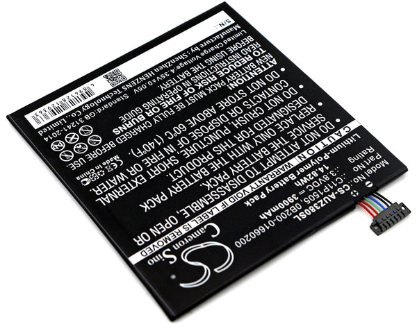 Battery for Asus P022 P024 ZenPad 8.0 Z380C ZenPad 8.0 Z380CX ZenPad 8.0 Z380KL ZenPad Z380C ZenPad Z380CX ZenPad Z380KL 0B200-01660200 C11P1505