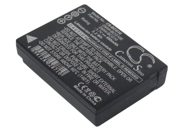 Battery for Panasonic Lumix DMC-ZR3S Lumix DMC-ZS3S Lumix DMC-ZR3 Lumix DMC-ZS3 Lumix DMC-TZ10K Lumix DMC-ZR1 Lumix DMC-ZS20S Lumix DMC-ZX3N DMW-BCG10 DMW-BCG10E DMW-BCG10GK DMW-BCG10PP