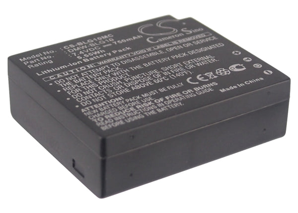 Battery for Panasonic Lumix DMC-GF3 Lumix DMC-GF3C Lumix DMC-GF3K Lumix DMC-GF3W Lumix DMC-GF5 Lumix DMC-GF6 Lumix DMC-GF6K Lumix DMC-GF6R Lumix DMC-GF6T Lumix DMC-GF6W DMW-BLG10 DMW-BLG10E