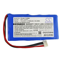 Battery for Biolight BLT-1203A BLT-1203A Vital Signs Monitor BAT-120002