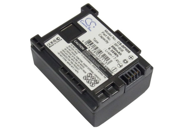 Battery for Canon FS100 VIXIA HF20 VIXIA HF G20 VIXIA HF200 Vixia HG20 VIXIA HF21 Vixia HF11 VIXIA HF S200 VIXIA HF S20 VIXIA HF M41 VIXIA HF M40 VIXIA HG21 VIXIA HF S21 VIXIA HF S100 2740B002 BP-808