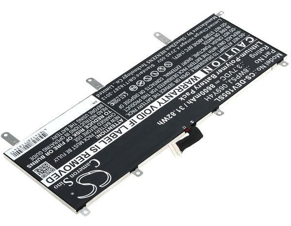 Battery for DELL Venue 10 5000 Venue 10 5050 069Y4H 8WP5J