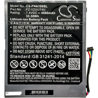 Battery for Panasonic Toughpad FZ-A1 Toughpad FZ-A1 4G FZ-VZSU74U