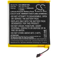 Battery for Garmin Approach G80 361-00124-00