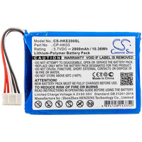 Battery for Harman/Kardon Esquire 2 CP-HK03 GSP805070