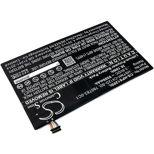 Battery for HP K7X87AA K7X87AA#ABA K7X88AA Pro Slate 12 QC8074 780731-2C1 780783-0C1 782644-005 799168-001 DN02 HSTNH-C412D HSTNH-C412D-SD