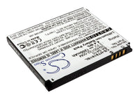 Battery for SoftBank X06HT X06HT II 35H00132-00M BA S410