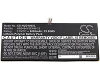 Battery for Huawei d-01H dtab M2-A04L Mediapad M2 10.1 LTE HB3484V3EAW-12