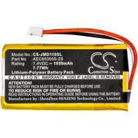 Battery for JBL Flip Flip 1 AEC653055-2S