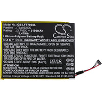 Battery for Alcatel 9005X One Touch Pixi 3 8.0 One Touch Pixi 3 8.0 4G One Touch Pixi 8 8.0 3G OT-9005X OT-9023 OT-9023A OT-9023X TLp032CC