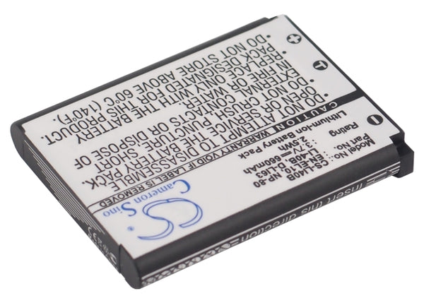 Battery for Casio Exilim EX-H60WE Exilim ZOOM EX-Z37BK Exilim EX-N5WE Exilim EX-Z330 Exilim EX-ZS150 Exilim QV-R200SR Exilim EX-H60RD Exilim Zoom EX-Z370 Exilim EX-N5SR Exilim EX-Z33 NP-80 NP-82