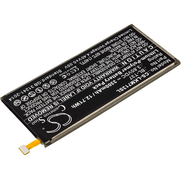 Battery for LG Q710TS Q710MS Q710E Q710CS Q710AL Q710 Q Stylus+ Dual SIM TD-LTE Q Stylus+ Dual SIM Q Stylus+ Q Stylus Plus LTE-A Q Stylus Plus Dual SIM TD-LTE Q Stylus Plus Dual SIM BL-T37 EAC63958201