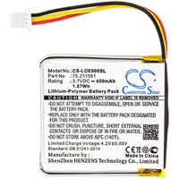 Battery for Logitech UE9000 75.211561