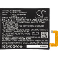 Battery for Lenovo Tab 2 A8-50 Tab 2 A8-50F Tab 2 A8-50LC L13D1P32 L13T1P32