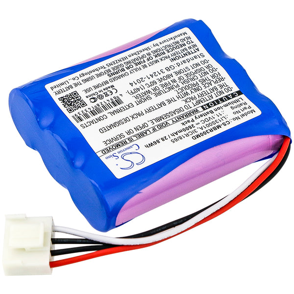 Battery for Mindray BeneHeart R3 BeneHeart R3 EKG BeneHeart R3A MEC6 uMEC uMEC10 022-000122-00 115-037896-00 3ICR18/65 LI13S001A