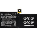 Battery for Microsoft Surface Pro 5 Surface Pro 5 1796 G3HTA038H