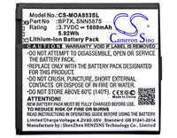 Battery for Motorola Droid VENUS Titanium Admiral Droid A855 XT319 DEXT XT316 Cliq XT MB501 XT311 Cliq XT XPRT MB612 Cliq MB220 Xprt CLIQ MB200 Cliq 2 Titanium A955 Admiral XT603 BP7X SNN5875 SNN5875A