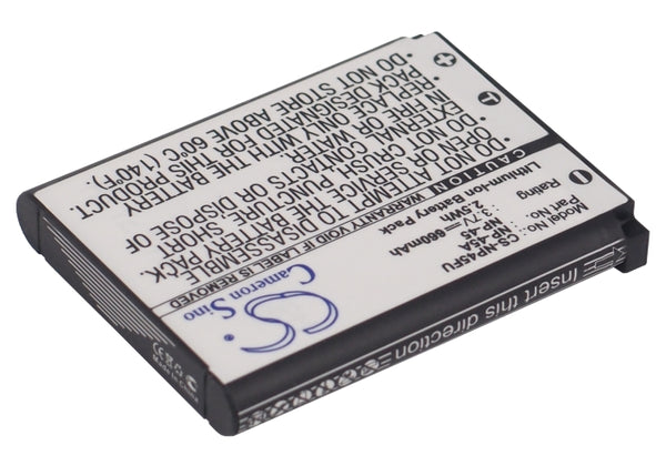 Battery for Fujifilm FinePix XP60 FinePix Z70 FinePix XP20 FinePix J30 FinePix JX550 FinePix XP15 FinePix Z950EXR FinePix J27 FinePix JX540 FinePix XP11 FinePix Z909EXR NP-45 NP-45A NP-45B NP-45S