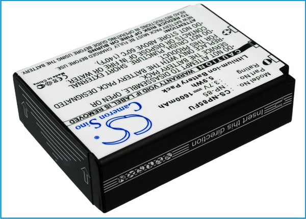 Battery for Fujifilm Finepix F305 FinePix SL1000 Finepix SL240 Finepix SL245 Finepix SL260 Finepix SL280 Finepix SL300 Finepix SL305 NP-85