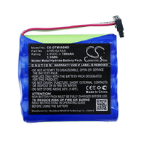 Battery for Optomed Smartscope M5 Smartscope M5 Pro 4/HR-4U AAA