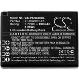 Battery for Panasonic Handheld H320 JT-H320HT JT-H320HT-E1 JT-H320HT-E2 JT-H320HT-E1 JT-H320HT-E2