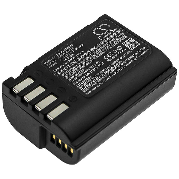 Battery for Panasonic Lumix DC-S5 Lumix DC-S5K Lumix G9 Lumix GH5 Lumix GH5S DMW-BLK22