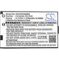 Battery for Reely 1410409 FS-iT4S 4894128140399