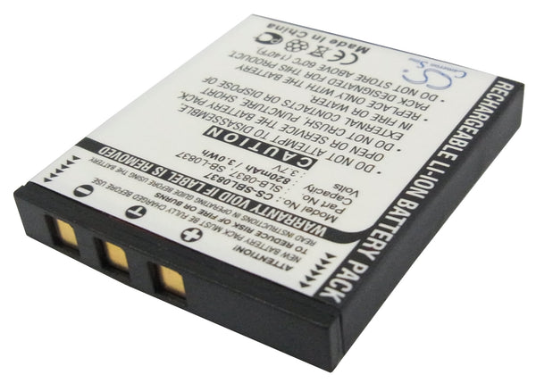 Battery for Samsung Digimax NV10 Digimax NV15 Digimax NV20 Digimax NV3 Digimax NV5 Digimax NV7 Digimax NV8 SB-L0837 SLB-0837