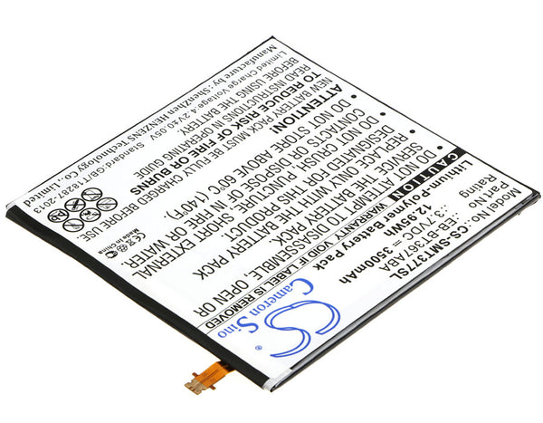 Battery for Samsung Galaxy Tab E 8.0 4G LTE Galaxy Tab E 8.0 TD-LTE SM-T375L SM-T375S SM-T377 SM-T377A SM-T377P SM-T377V SM-T377W SM-T380 SM-T385 SM-T385C SM-T385K EB-BT367ABA GH43-04539A