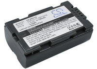 Battery for Panasonic PV-DV710 NV-DA1EN PV-DV700 NV-DA1B PV-DV600K CGR-D120E/1B PV-DV600 CGR-D120A/1B PV-DV400K CGR-D08SE/1B PV-DV400 CGR-D08A/1B CGP-D07S CGR-D11O