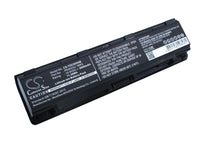 Battery for Toshiba Satellite L875D-S7332 Satellite L875-S7209 Satellite S855D Satellite P850 PA5024U-1BRS PABAS260 PA5026U-1BRS PA5023U-1BRS PA5110U-1BRS PABAS262 PABAS263 PABAS261 PABAS259