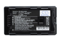 Battery for Panasonic HDC-TM700 HDC-HS250 AG-HMC150 AG-AC160 SDR-H80S SDR-H80 AG-HMC40 HDC-SD9 HDC-DX1 HDC-SD7 SDR-H50 CGA-E625 HDC-SD600 SDR-H48GK AG-HSC1U VW-VBG6 VW-VBG6GK VW-VBG6-K VW-VBG6PPK