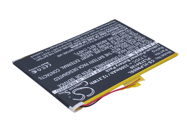 Battery for Visual Land ME-9Q Prestige Elite 9Q 9" PL2784120