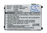 Battery for Wasp RS-232 WDT2200 4006-0319 600538 633808510046